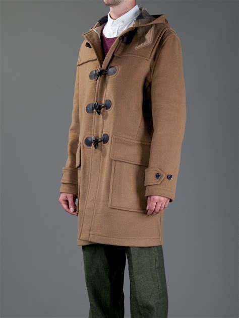 duffle coat burberry style men|burberry bubble coat men.